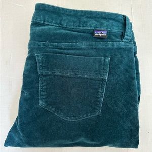 Turquoise Patagonia corduroy pants size 30